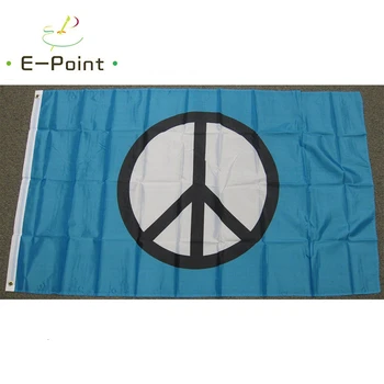 Peace Sign Flag 2*3 ft (60*90cm) 3 ft*5ft (90*150 cm) Størrelse Julepynt til Hjem Flag Banner