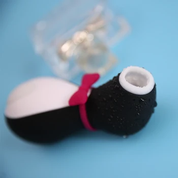 Penguin sutte på Klitoris Stimulation G-spot Silicone Vibrationer Nipple Sucker Erotiske Tegnefilm Adult Sex toy vibrator kvinde