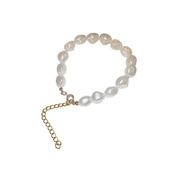 Perle multi-lags perle armbånd enkle lys luksus design armbånd joker temperament armbånd til kvinder