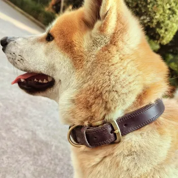 Personlig Hund Kraver Indstillelig Blød Læder hundehalsbånd Kan DIY Gravere Navn ID-Tags For Kat, Hvalp Tilbehør