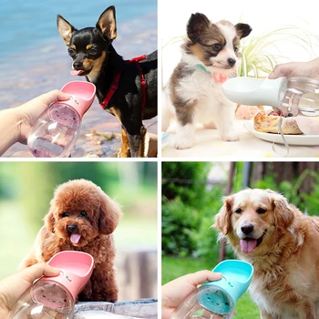 Pet Flaske Vand Bærbare Kopper Udendørs Vand-Arkføderen Offentlig Dog Vand Dispenser 350/550ml Farverige Pet Produkter