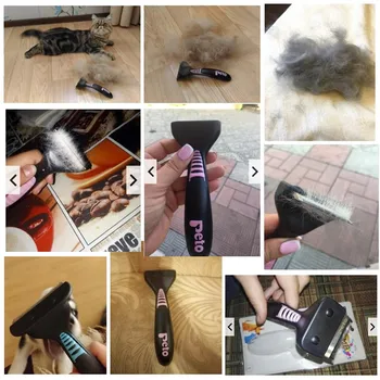 Pet Hair Deshedding Kam Cini Furmines Hund, Kat Børste Pleje Af Hair Removal Kam Til Hunde Katte