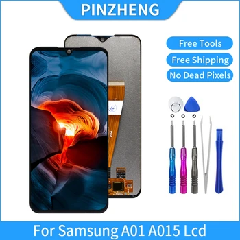 PINZHENG Oprindelige LCD-For Samsung Galaxy A01 A015 A015F A015G SM-A015F/DS OLED LCD-Skærm Digitizer Assembly Udskiftning