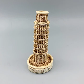 Pisa Tower Epoxy Harpiks Skimmel DIY Aromaterapi Ornamenter Dekoration Silicone Mould