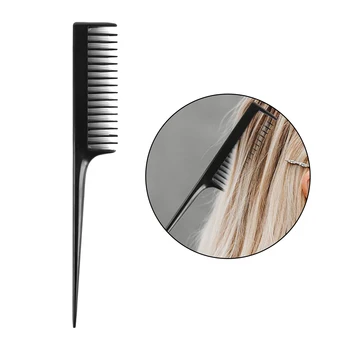 Plast 1-vejs Skæring Væver Fremhæve Skyldes, at Hår Kam Frisør Detangling Hair Brush Rotte Hale Styling Kam Hårbørste