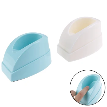 Plast Franske Dip Søm Container Smil Linje Kaffefaciliteter Nail Tips Skimmel Guider Manicure Nail Art Værktøj