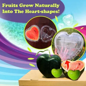 Plast Frugt Vækst Forme Hjerteformet Vandmelon Støbeform Til Haven Vegetabilske Vækst, Der Danner Formen Potter Plante Nye Værktøjer #751