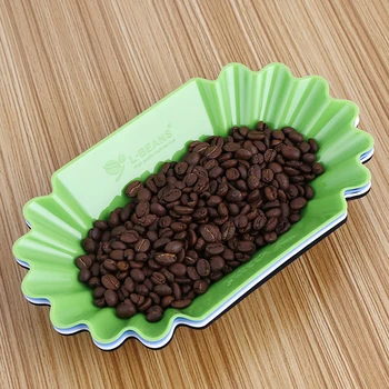 Plast Plade Oval Coffee Bean Bakke for kaffebønner Display & Vælge, VÆLGER