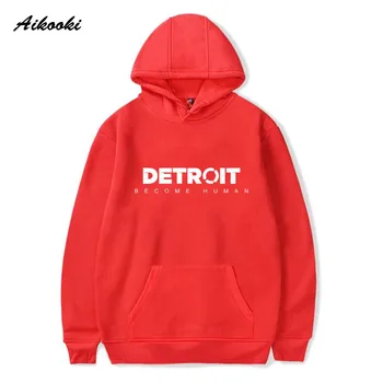 Populære Detroit bliver et menneske hoodie mandlige og kvindelige hip-hop dreng/pige 3D printet KARA Detroit defiler alle top-kamp