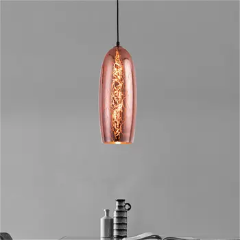 Postmoderne knæk kunst glas boble vedhæng lys for villa soveværelser, køkken restaurant hjem dekoration hængende lampe led glans