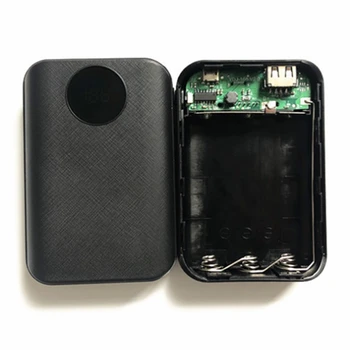 Power Bank boxen 3X18650 batterier Pack DIY Smart Opladning Hurtig Oplader LED-Lys til Mobiltelefon, Tablet