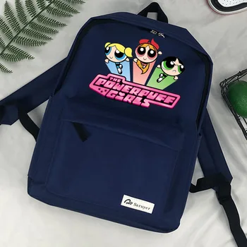 Powerpuff Gilrs bolsas animationsfilm skole 2021 sac femme kvinder schoudertassen sac a dos rygsæk
