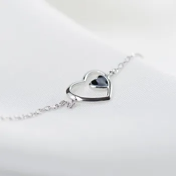 Prinsesse Grey Nye 925 Sølv Armbånd Kvindelige kpop Fashion Sølv Smykker Kærlighed Enkle Ornamenter