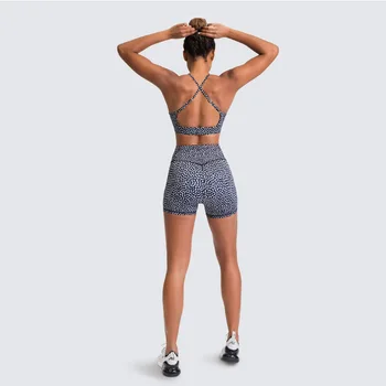 Problemfri Kvinder Afgørende Yoga Sæt Træning Shirts Sport Pants Bh Fitness Tøj Kort Afgrøde Top Høj Talje, Der Kører Leggings Sport Sæt