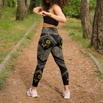 Problemfri Leggings Sport Kvinder Trænings-og Push Up Yoga Bukser med Høj Talje Squat Bevis Træning Kører Fitness Tights Sportstøj FFT