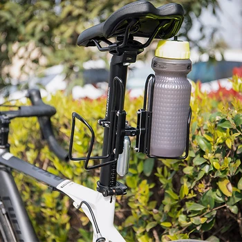 Professionel Cykel Flaske Bur Mount Adapter Justerbar MTB Cykel Styr vandflaske, Holder Sædet Post Flaske Montere