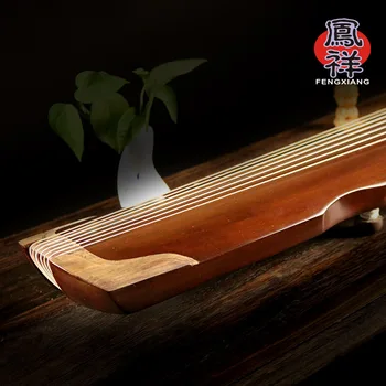 Professionel Kvalitet Kinesiske Guqin Fuxi Stil Zhongni Guqin eksamenspræstation Nybegynder Gamle gran materiale 7 strenge Guzheng
