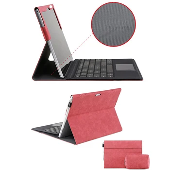 Pu Læder FLip Cover, Taske til Microsoft Surface pro 7 6 5 4 3 Tablet funda Folio Stand Case til Overfladen Gå Go2 Tastatur shell