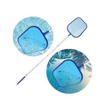 Pulje Skimmer Swimmingpool Net med 5 Sektioner Pole Pulje Skimmer Nettet for Over Jorden & Inground Swimmingpools
