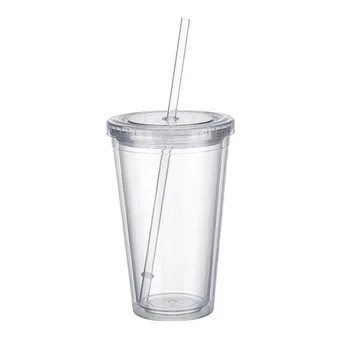 Pulver Skinnende Genanvendelige Halm Cup Sequined Glitter Kop Kaffe Juice Halm Krus Personlig Plast Bund Udendørs Bærbare Cup