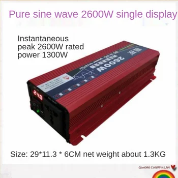 Pure sine wave inverter 12v24v48v til 220V 5000W køretøjet monteret husstand high power 8000w batteri converter SUSWE60HZ/50hz