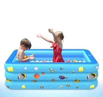 PVC Baby Swimmingpool Barn Sommeren Barn, Vand, Legetøj, Oppustelige Badekar Rund Bund Dyr Trykte Oppustelige Swimmingpool