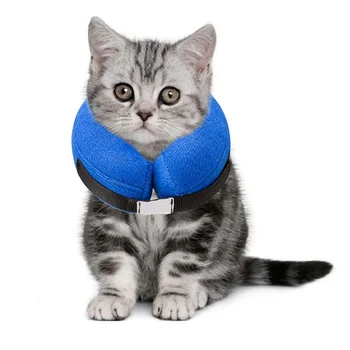 Pvc Oppustelige Anti-Bid Beskyttelse Hovedbeklædning Katte, Hunde Halsbånd Og Snor Pet Produkter Til Nye Salg
