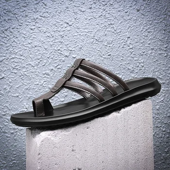På herre tøfler em casual herre 39 sandal sandalias geta åndbar praia samool masculina store sko at gå vietnam komfort