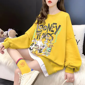 På mellemlang og Lang Bomuld T-shirt 2020 Sommeren Nye koreanske Løs Store Kvinder Butterfly kortærmet T-shirt til Kvinder Ins Tendens 2020