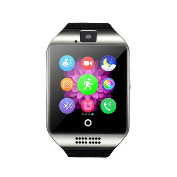 Q18 Bluetooth Opkald, Smart Ur Med Touch Screen Support Kamera Sport Fitness Sove Tracker Pulsmåler Smartwatch