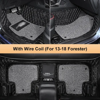 QHCP For Subaru Forester 2013-2018 Outback-2019 Arv 2016-2019 XV2018-2019 Bil gulvmåtter Fuldt Omgivet Wire Mat