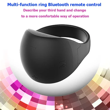 R51 Bærbare Finger Ring Bluetooth-5.0 Fjernbetjening Smart Trådløs Fjernbetjening til IOS Android-Mobiltelefon-TV