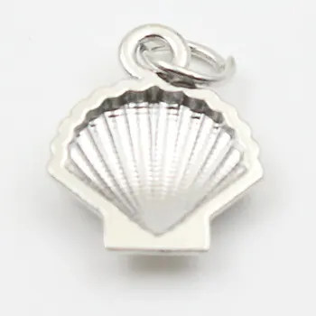 RAINXTAR Fashion Legering Armbånd Charms Sea Shell Form Smykker Charms 13*16mm 50stk AAC044