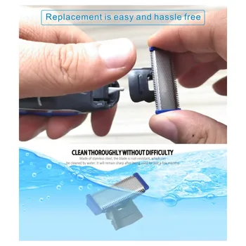 Razor USB-Genopladelige Mænd Vaskbar Genopladeligt Elektrisk Shaver Elektrisk Barbering Skæg Trimeren Maskine