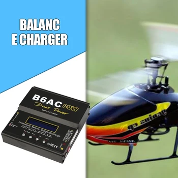 RC Balance Oplader Imax Lipo B6 AC 80W Drone Fly Balance Oplader til RC Helikopter, NiMH, Li-ion Batteri Oplader