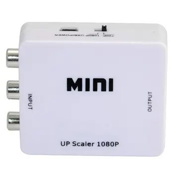 RCA-til-HDMI-Kompatibel ALIANZA 1080P Mini RCA Composite CVBS AV Video Audio Converter Adapter Elektriske Stik med USB Opladning Kabel