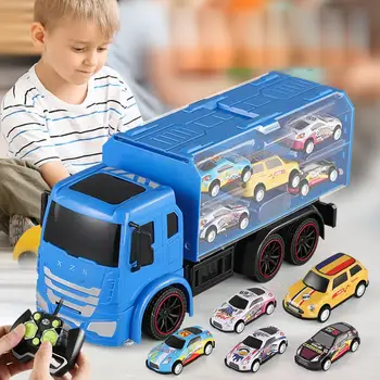 Reel Big Truck & Genopladelige Rc Lastbil Mini Legering Bil Model Legetøj Engineering Køretøjer, Legetøj Til Børn Drenge