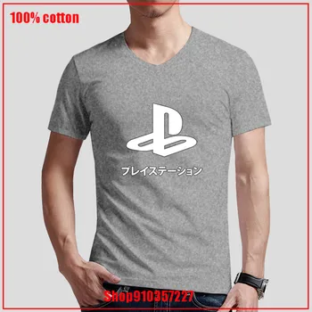 Retro Splash design PS spil Vintage PS5 PS2 PS3, PS4, Xbox Spil, play station V-hals T-Shirt Unik Mode Hot salg shirts