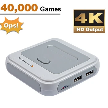 Retro Video Game Console Emulator Konsol Pre-Installere 15000 Spil, HD-4K-HDMI-Udgang Mini Bærbare Konsol