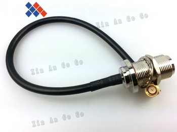RF-N-female jack til SMA male stik konnektor til højre vinkel pigtail kabel-line 20cm