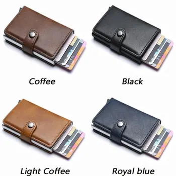 RFID-Pop Op Kreditkort Indehaveren, Tegnebog Multi-slot Card Tilfælde PU Kreditkort Sag Sikkerhed Blokering Pung Sag