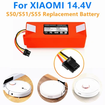 Robot støvsugeren Batteri til Xiaomi Robot Roborock S50 S51 S55 Tilbehør, Reservedele Li-ion Batteri 7800mAh