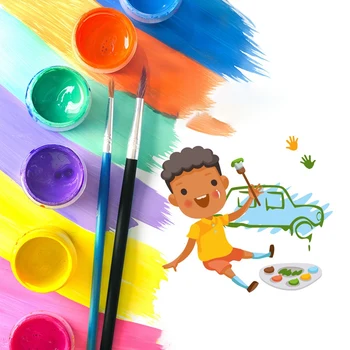 Rock Maleri Kreative Farverige ic Sten Håndværk, Kunst, Male Graffiti Toy Kits for Kids