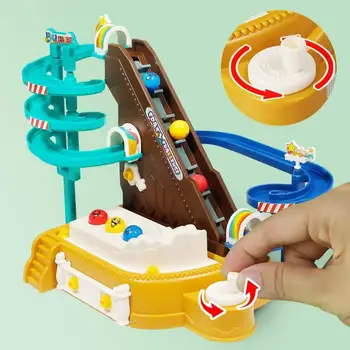 Roller Coaster Banen byggesæt DIY Samling Mursten Legetøj montessori legetøj Pædagogisk læring Legetøj til børn Fødselsdagsgave