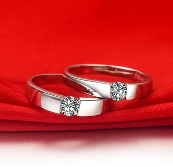Romantisk Luksus 925 Sølv Ring for Kvinder, Mænd Cocktail Anillo De Bizuteria Bryllup Smykker Naturlige Pude med Zirkonia Sten