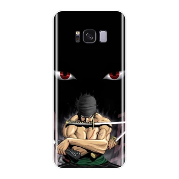 Roronoa Zoro Tilfældet For Samsung Galaxy S5 S6 S7 Kant S8 S9 Plus Silikone Back Cover Til Samsung Galaxy Note 4 5 8 9 Telefonen Sag