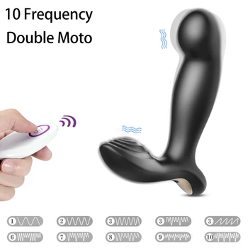 Rotation Silikone Butt Anus Vibrere Mandlige Prostata Massager Anal Plug-Remote Control Vibrator Butt Plugs Voksen Sex Legetøj Til Mænd