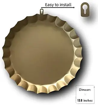 Royal Tin Tegn Flaske Cap, Metal, Tin Log Fik Blæk Diameter 13.8 cm, Runde Metal Tegn til Hjem, Køkken og Bar Cafe