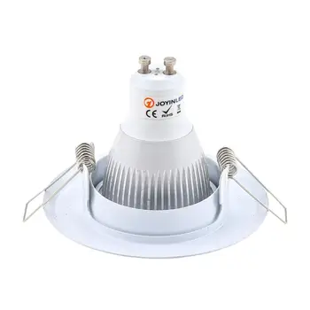 Runde Justerbar LED Loft Lampe Holder Baser Halogen Lys Beslag Cup LED Downlight GU10 MR16 LED Spot Pære fatning