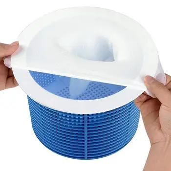 Runde Pulje Skimmer Filter Nylon Mesh Design Husstand Filter Swimmingpool Daglige Pleje Swimmingpool Værktøj Tilbehør
